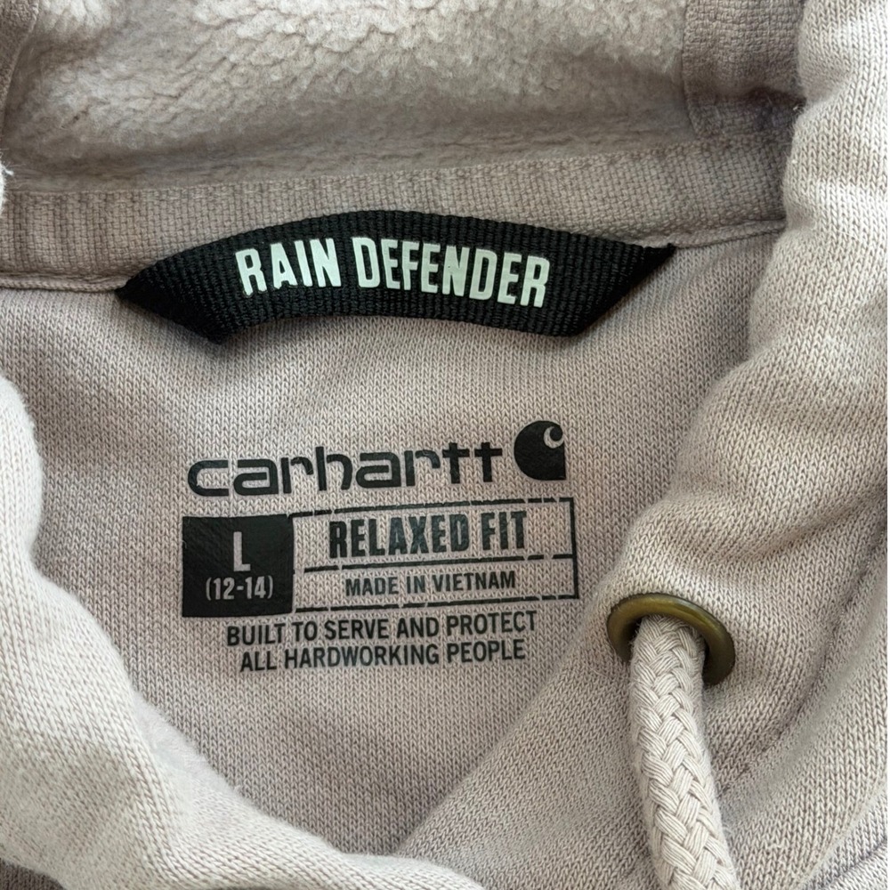 Carhartt Rain Defender Relaxed Fit Hoodie Sweatshirt Men's Size Large - Picture 3 of 7